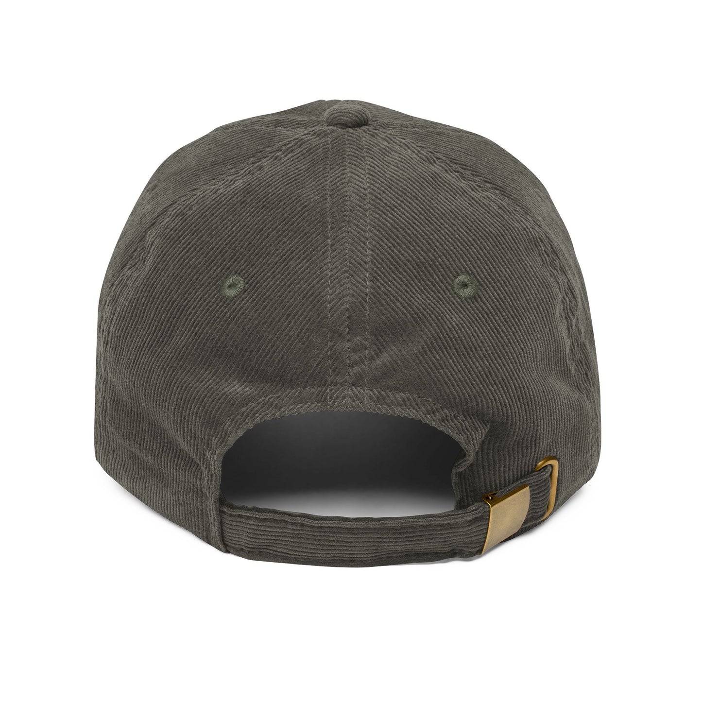 Embroidered Corduroy Cap