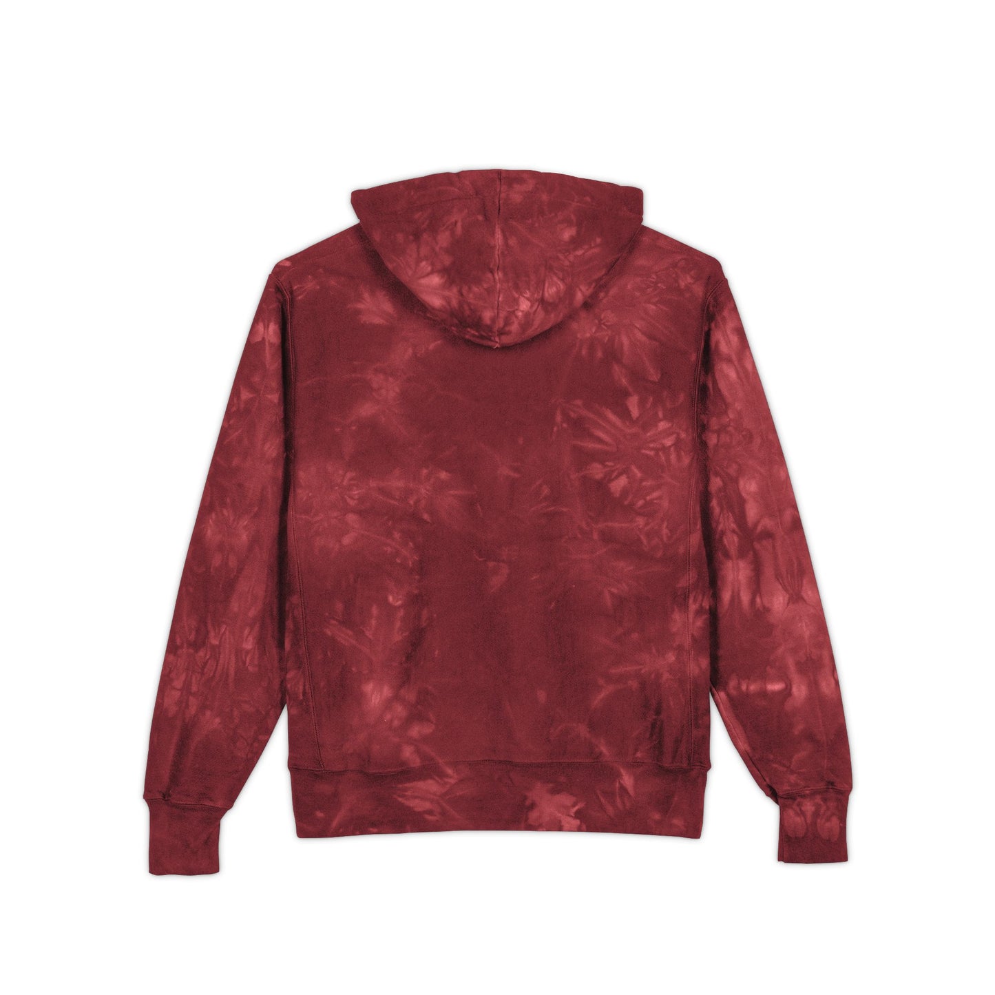 Embroidered Tie-Dye Hoodie