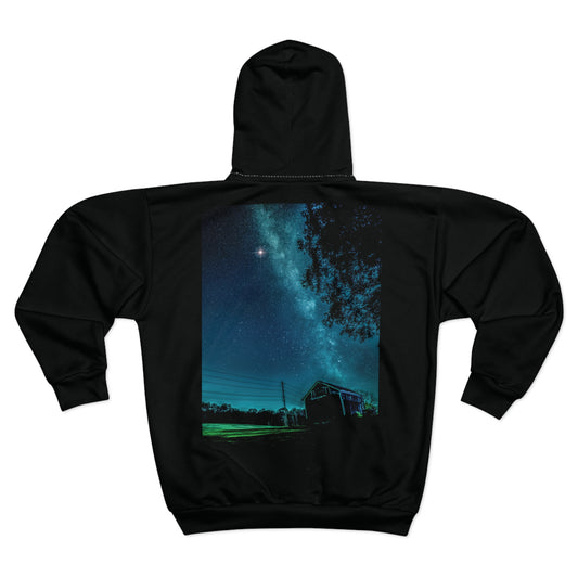 Cosmic Barn Active Zip Hoodie